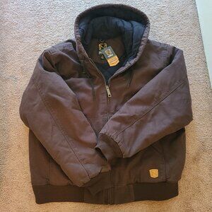 Noble Outfitters Canvas Insulated XL Hooded Jacket - NWT